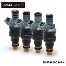 TANSKY -4pcs/lot New High Performance Low Impedance 1600cc 160LB EV1 Top Fuel Injectors OEM:0280150842 TK-FI1600C842-4